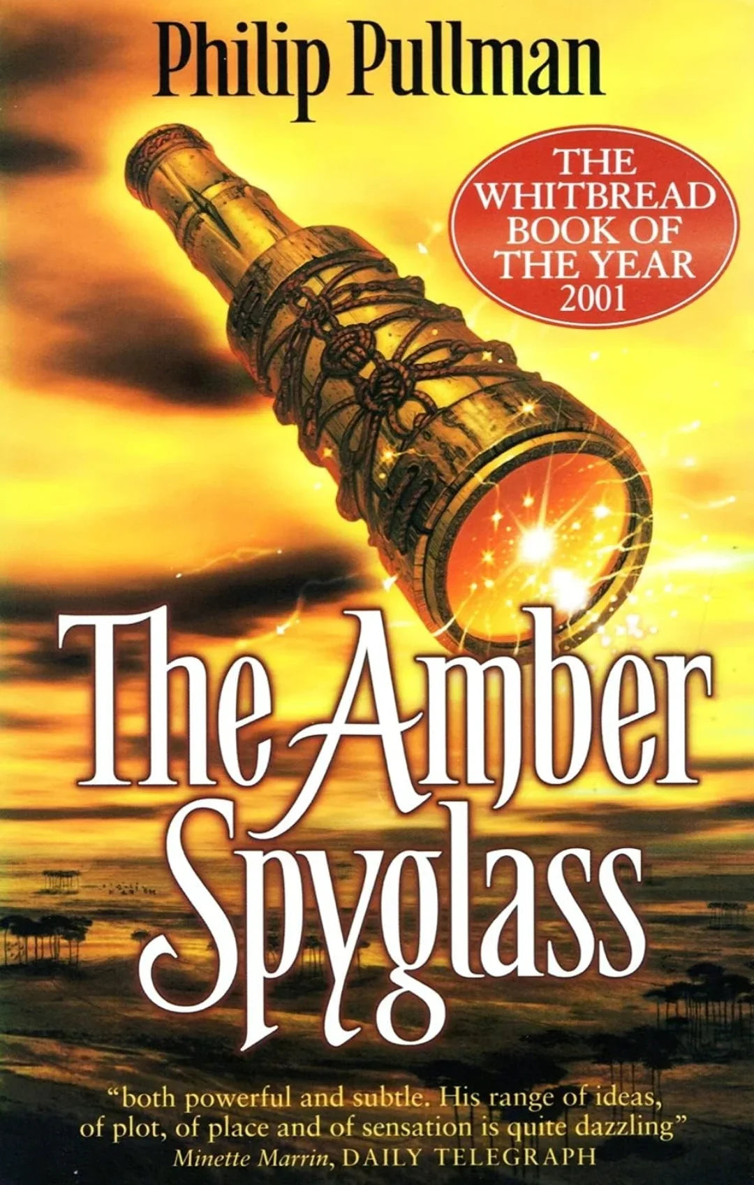 Amber Spyglass: 3 by Philip Pullman - old paperback