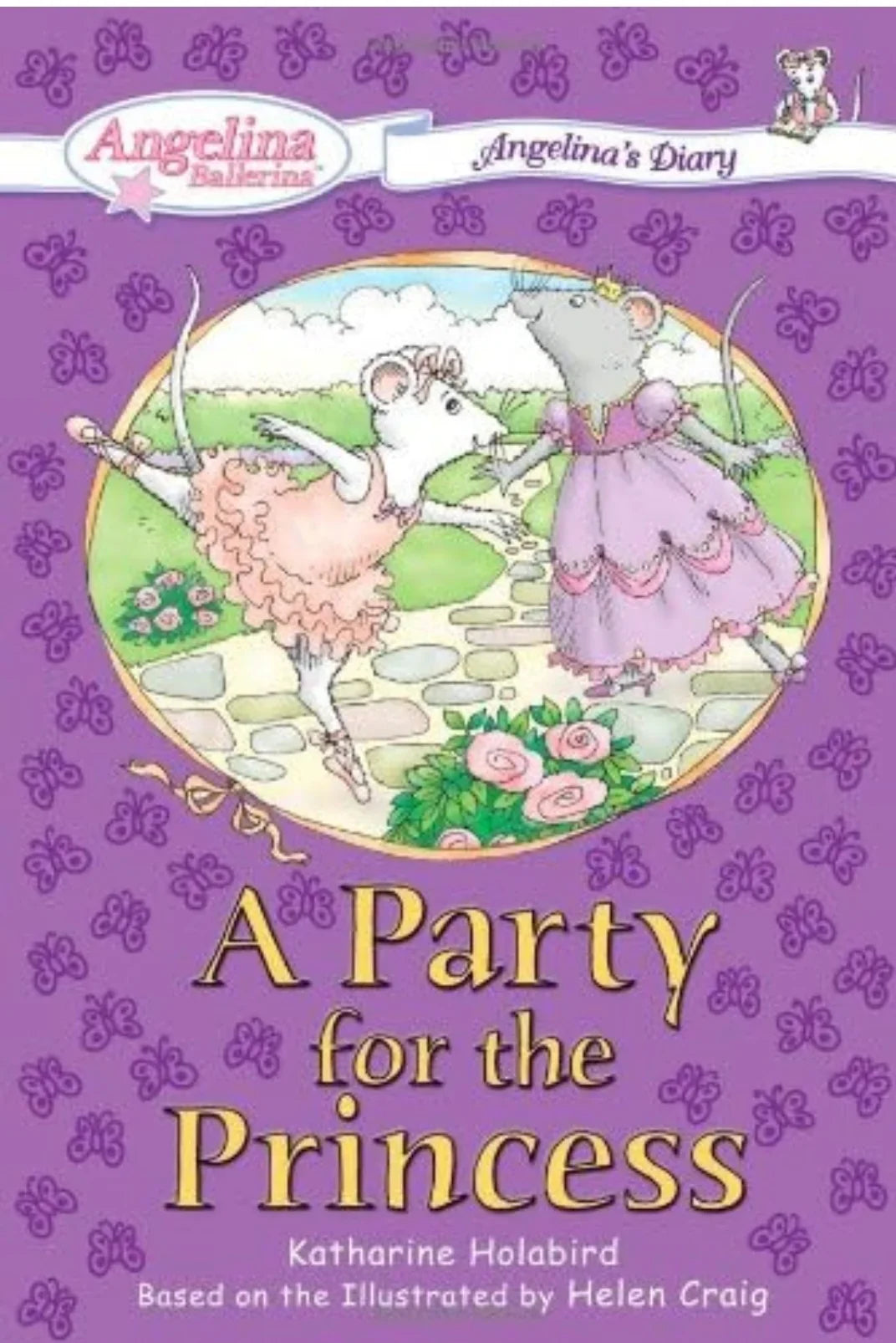 A Party for the Princess #2: Angelina's Diary (Angelina Ballerina) by Katharine Holabird - old paperback