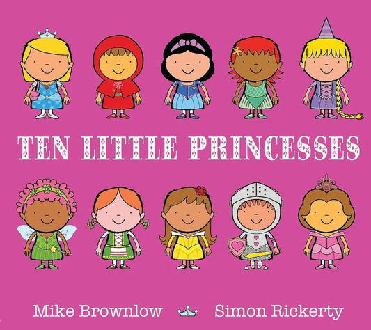Ten Little Princesses by Michael Brownlow - old paperback