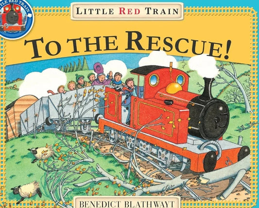 The Little Red Train: To The Rescue by Benedict Blathwayt - old paperback
