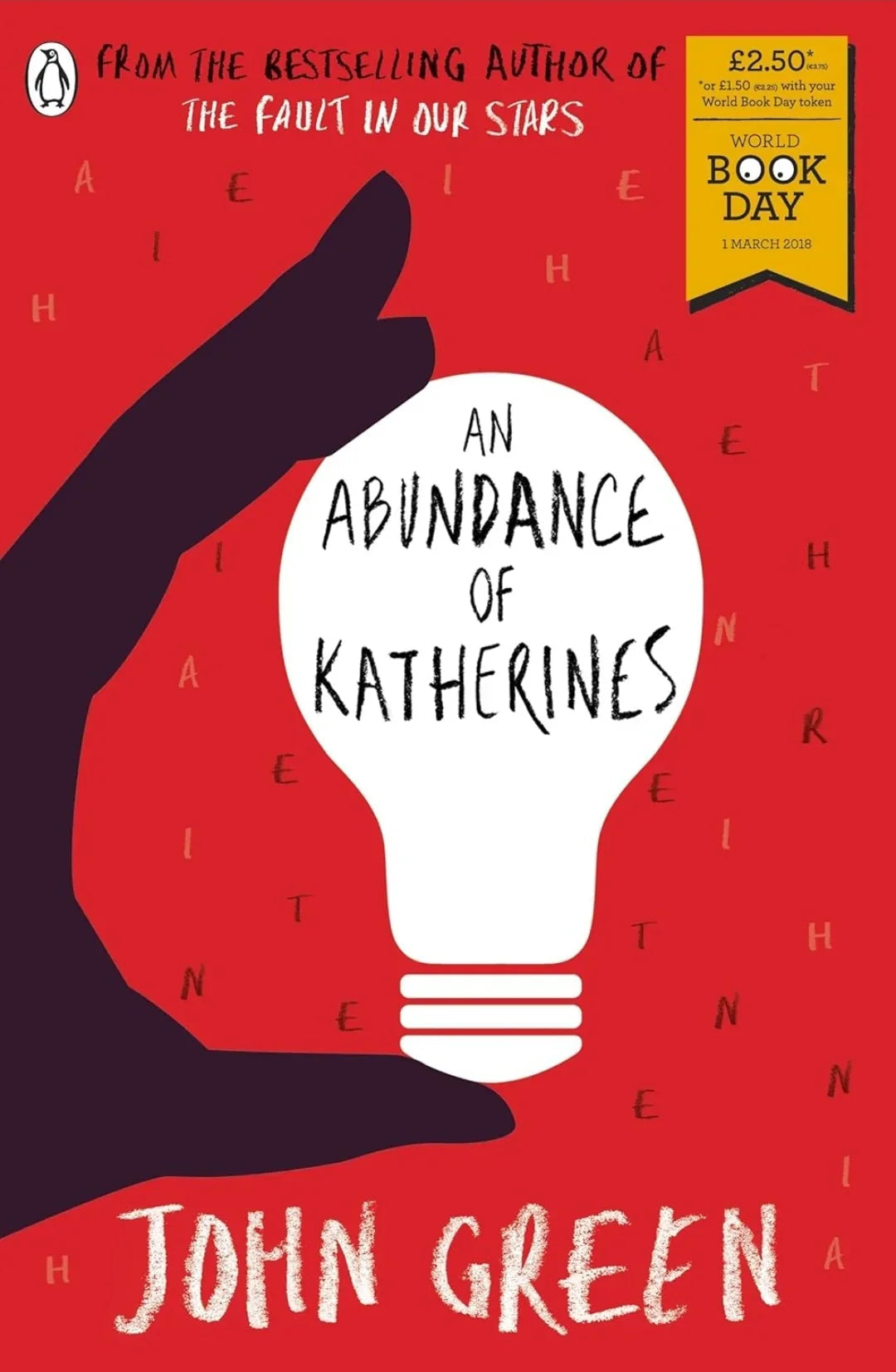 An Abundance of Katherines by John Green - old paperback