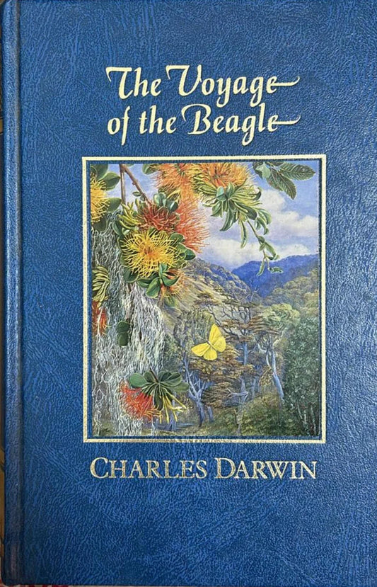 The Voyage of the Beagle By Charles Darwin - old hardcover