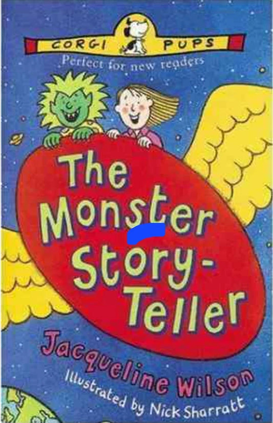 The Monster Story Teller by Jacqueline Wilson - old paperback