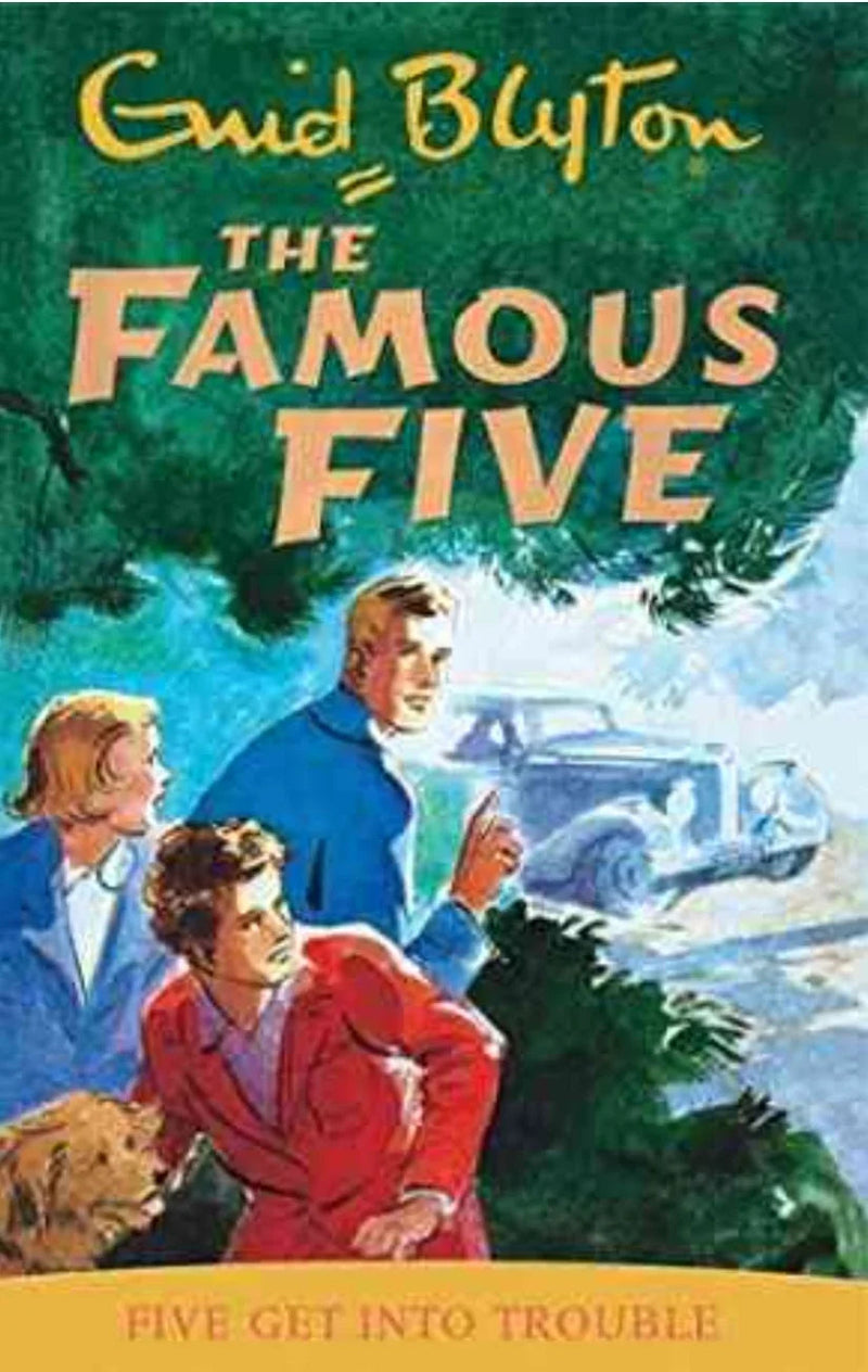 Five Get into Trouble by Enid Blyton - old paperback