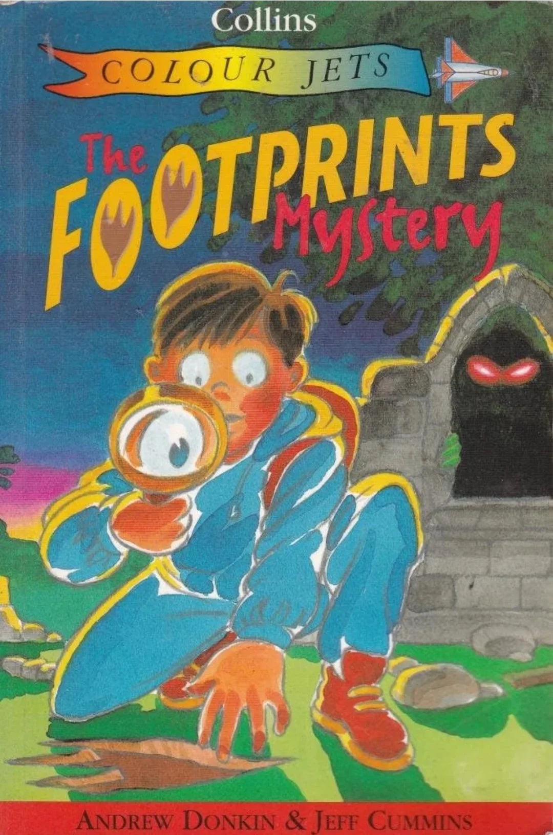The Footprints Mystery (Colour Jets) by Andrew Donkin - old paperback