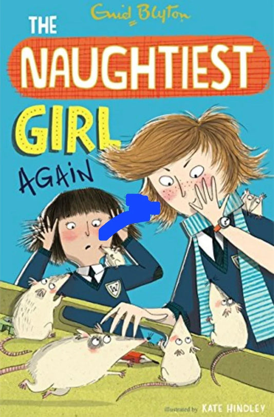 The Naughtiest Girl Again: Book 2 by Enid Blyton - old paperback