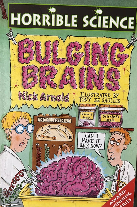 Bulging Brains by Nick Arnold - old paperback