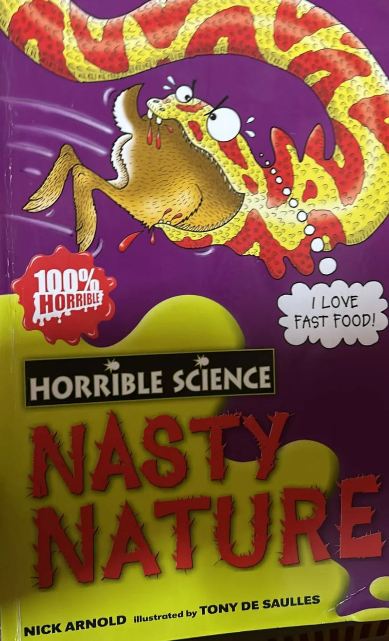 Nasty Nature by Nick Arnold - old paperback