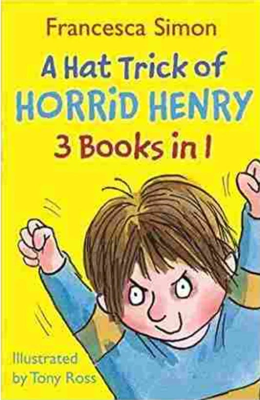 A Hat Trick of Horrid Henry by Francesca Simon - old paperback