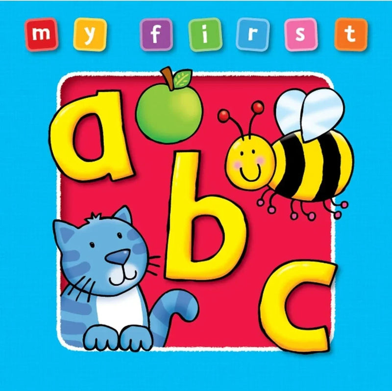 My First ABC Board Book: Bright and Colorful First Topics Make Learning Easy and Fun - old boardbook