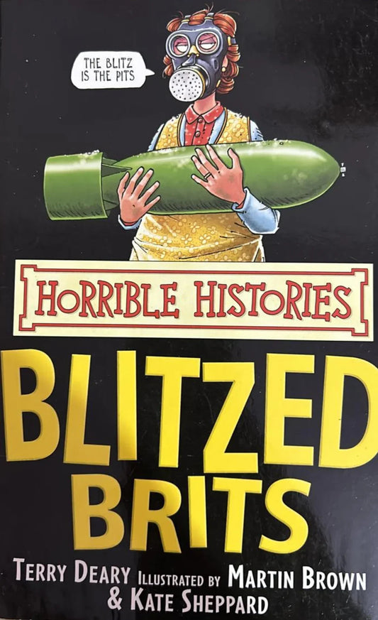 The Blitzed Brits by Terry Deary - old paperback