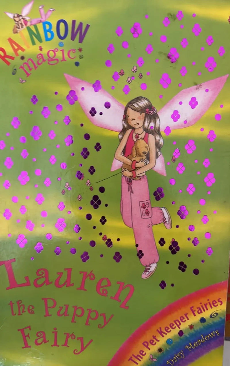 Rainbow Magic - Lauren the puppy fairy By Daisy Meadows - old paperback