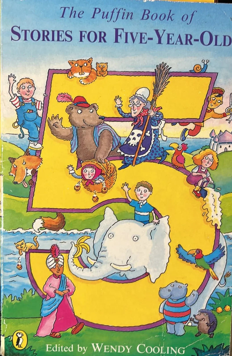 Puffin Book of Stories for Five-year-olds by Wendy Cooling - old paperback