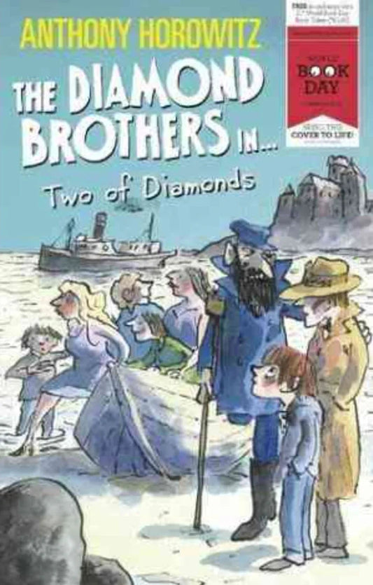 The Diamond Brothers in....Two of Diamonds by Anthony Horowitz - old paperback