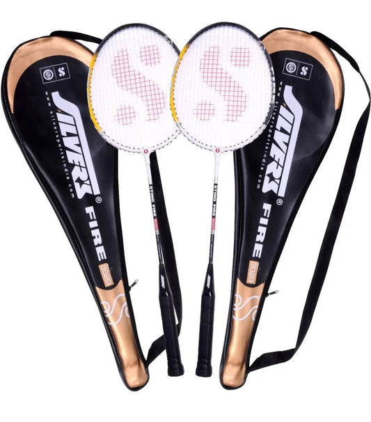 Silver's FIRE Badminton Kit (2 Racquets with Cover)