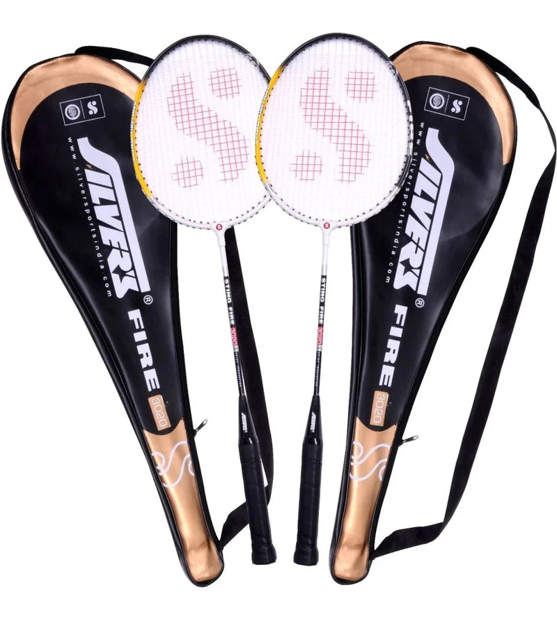 Silver's FIRE Badminton Kit (2 Racquets with Cover)