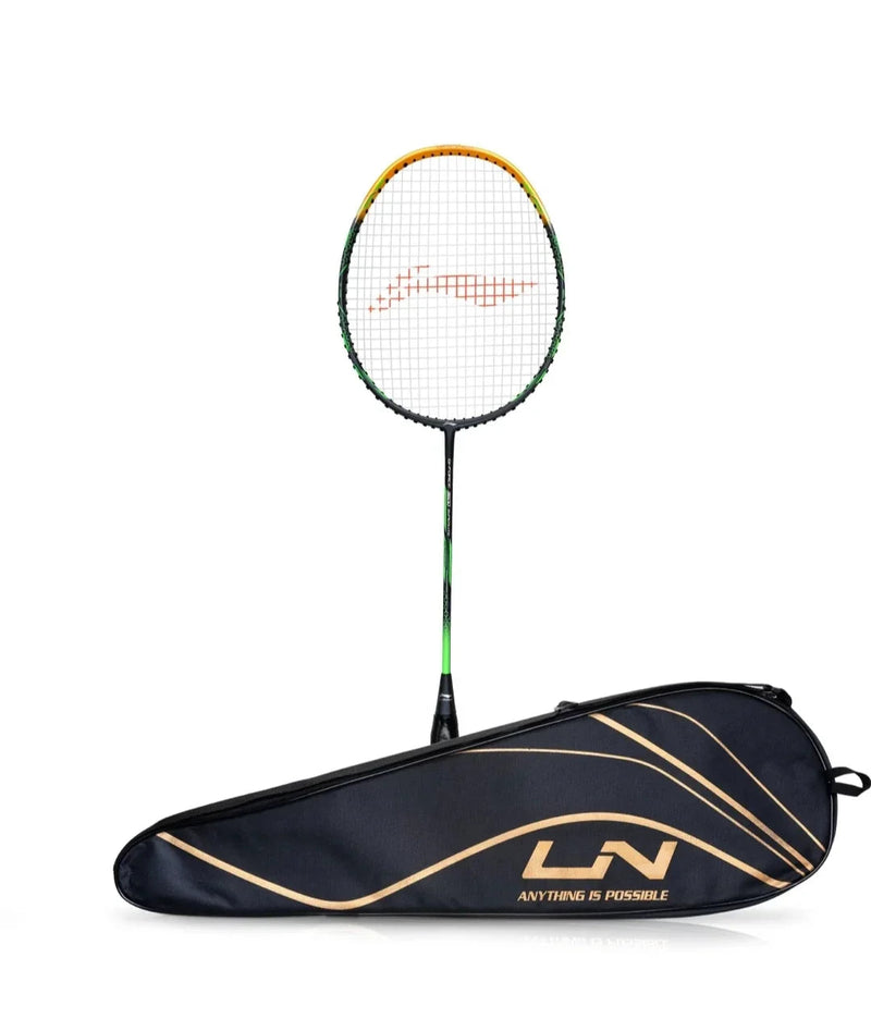 LI-NING G-Force 3600 Superlite Blue, Gold Strung Badminton Racquet (Pack of: 1, 78 g)