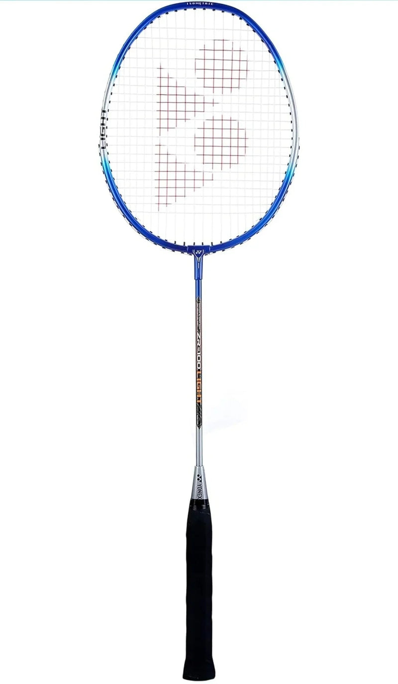 YONEX ZR 100 Light Aluminium Strung Badminton Racket with Full Racket Cover (Blue) | 95 grams