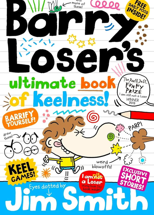 Barry Loser's Bumper Book of Keelness by Jim Smith - old hardcover