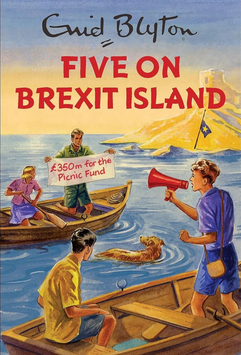 Five on Brexit Island by Bruno Vincent - old hardcover