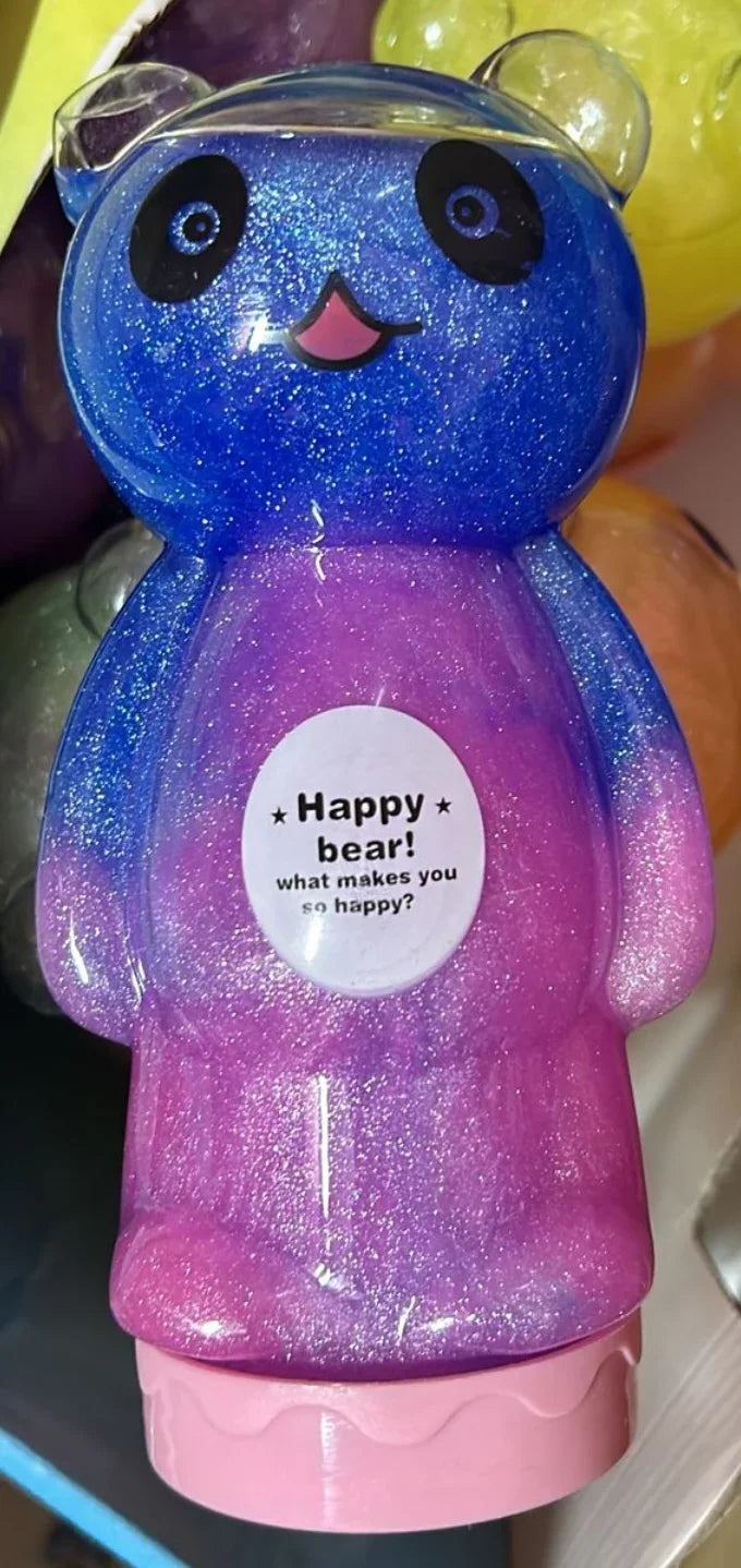 Glittery Slime Toy For Kids - sparkle (blue)
