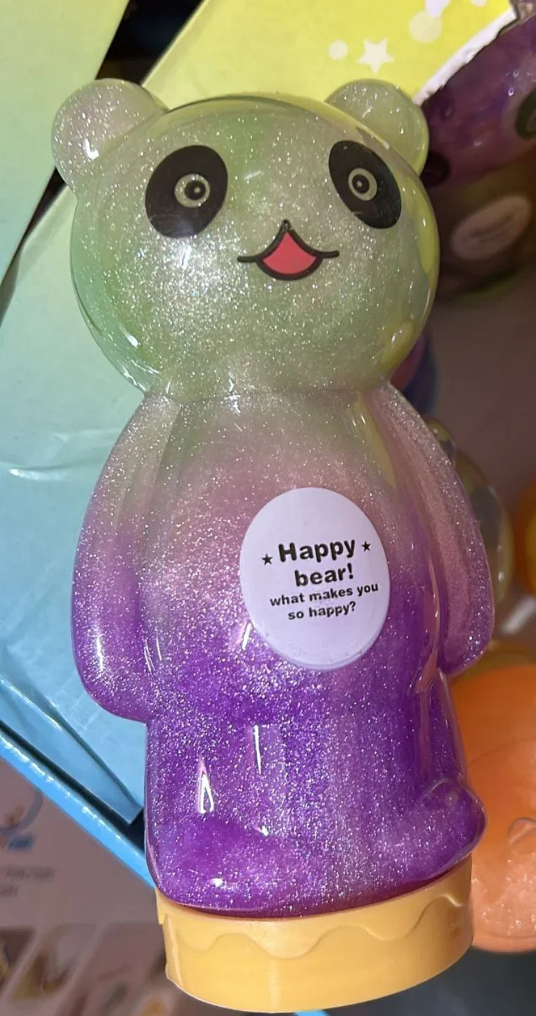 Glittery Slime Toy For Kids - sparkle (Green)