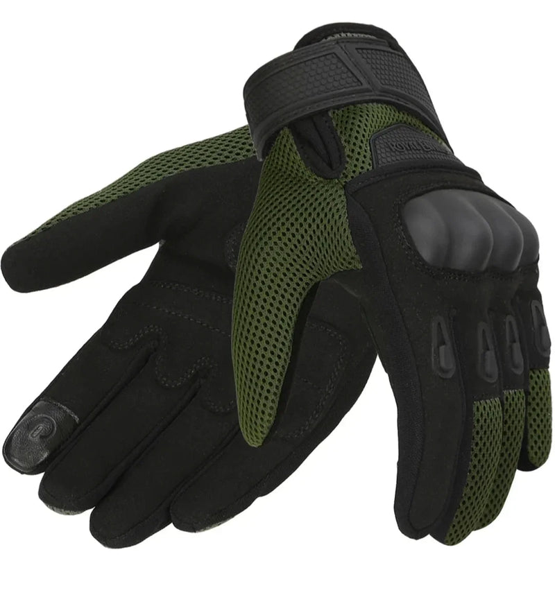 Royal Enfield Rambler V2 Riding Gloves Riding Gloves - size XL (Olive & Black)