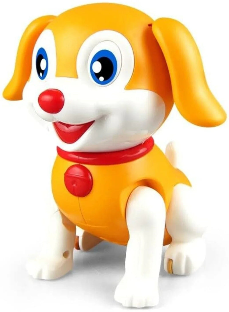 Musical Walking Jumping Smart Dog Toy for Children Funny Robot Dog for Kids with LED Lights, (Color as per Stock)