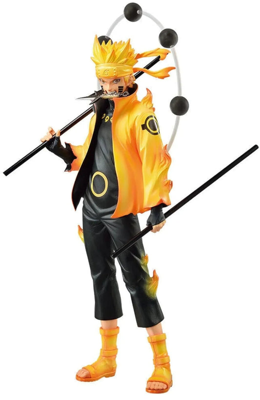 AUGEN Naruto Uzumaki Action Figure Limited Edition for Car Dashboard, Decoration, Cake, Office Desk & Study Table (27cm)(Pack of 1)