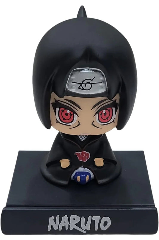 AUGEN Super Hero Itachi Uchiha Naruto 1 Action Figure Limited Edition Bobblehead (Pack of 1), Plastic
