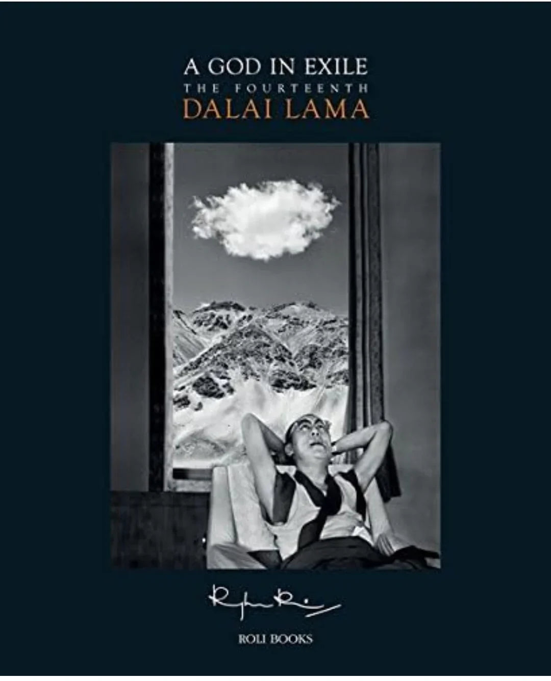 A God in Exile: The Fourteenth Dalai Lama by Raghu Rai old hardcover