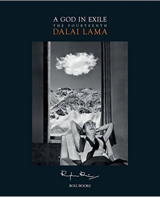A God in Exile: The Fourteenth Dalai Lama by Raghu Rai old hardcover