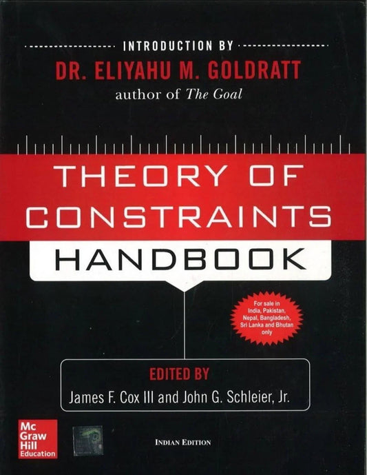 Theory of Constraints Handbook by James Cox Iii Refurbished