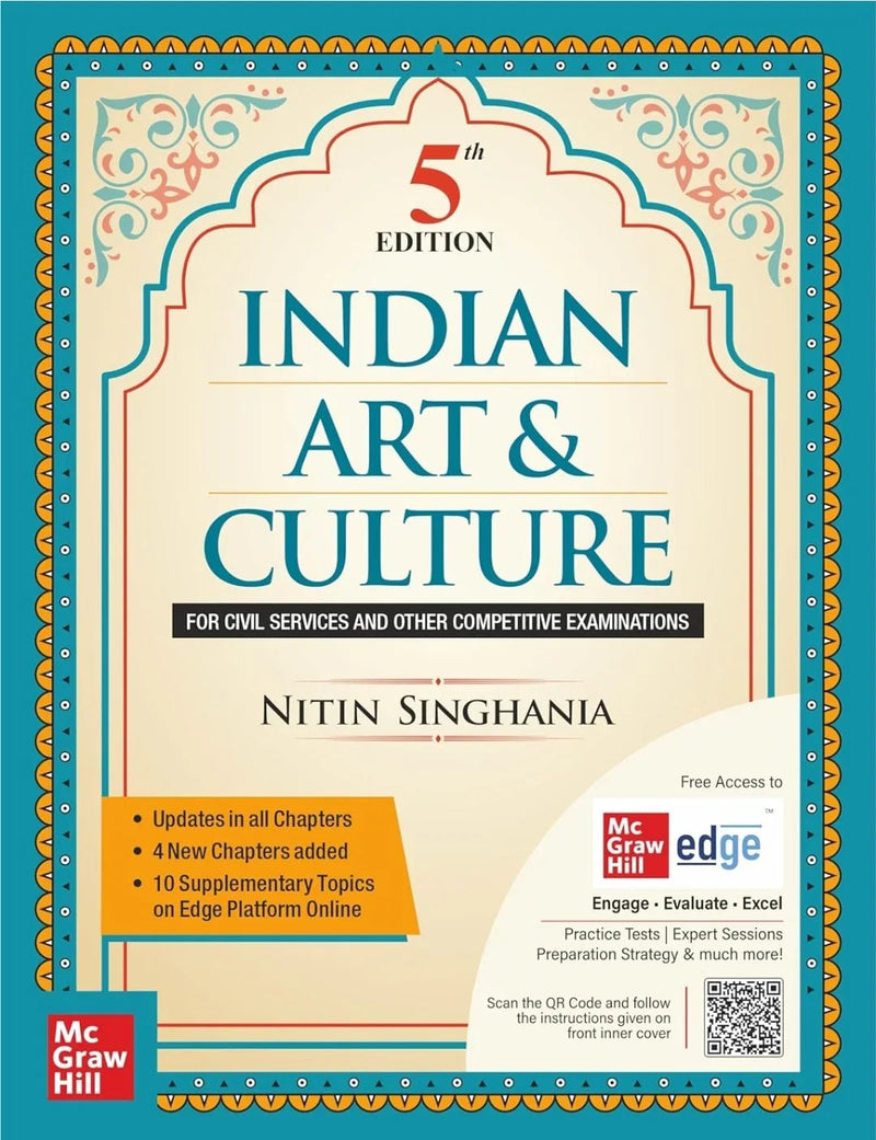 Indian Art And Culture for UPSC (English| 5th Edition) |Civil Services Exam| State Administrative Exams by Nitin Singhania