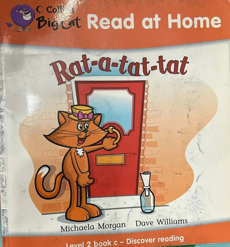 Rat-a-tat-tat: A humorous story (Collins Big Cat) by Michaela Morga - old paperback