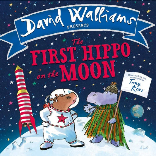 The First Hippo on the Moon by David Walliams - old paperback