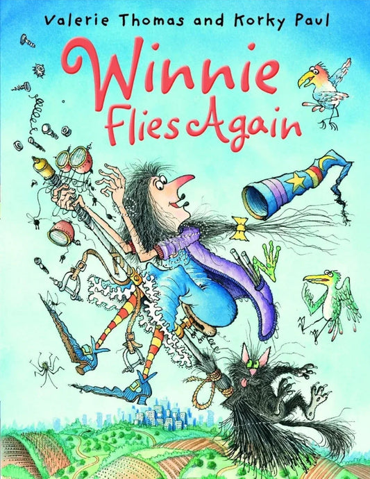 Winnie Flies Again by Valerie Thomas - old paperback