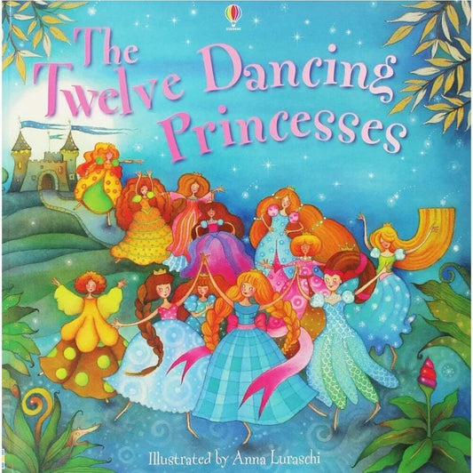 Twelve Dancing Princesses by Emma Helbrough - old paperback
