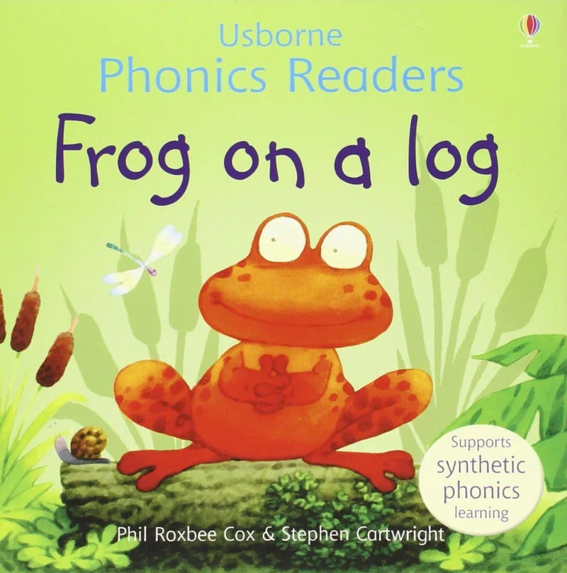 Frog on a log by Lesley Sims - old paperback