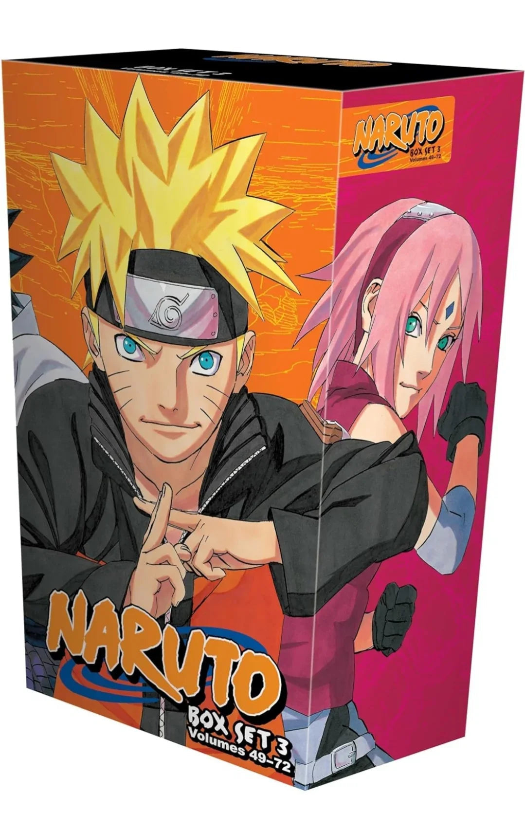 Naruto Box Set 3 Vol: 49-72 by Masashi Kishimoto