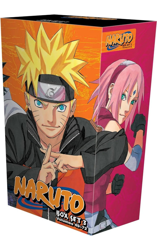 Naruto Box Set 3 Vol: 49-72 by Masashi Kishimoto