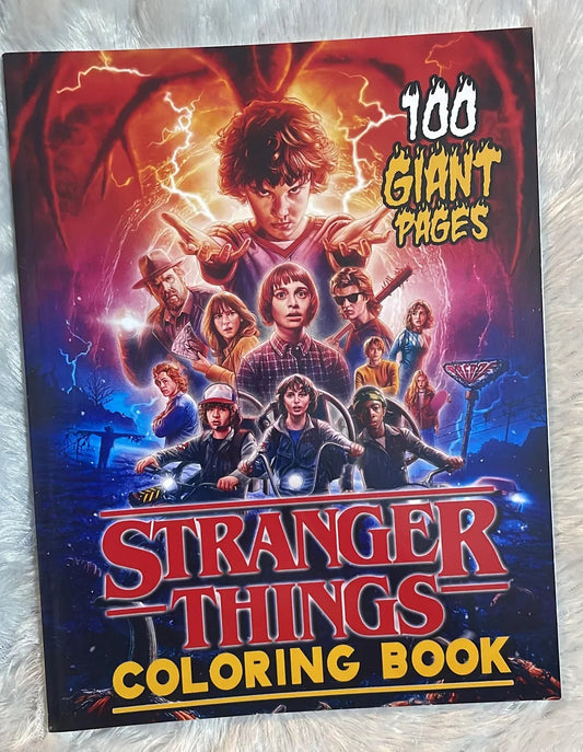 Stranger things colourig book