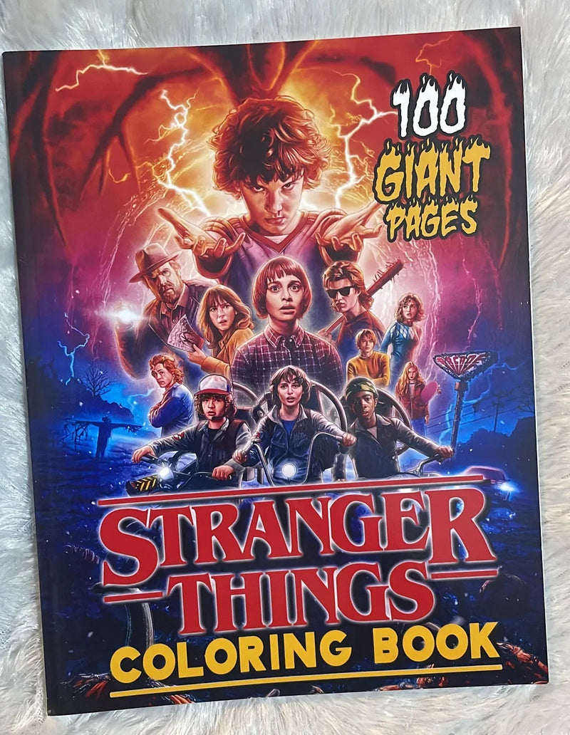 Stranger things colourig book