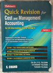 Tulsian’S Cost And Management Accounting With Quick Revision