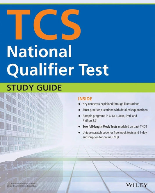 Wiley's TCS National Qualifier Test Study Guide