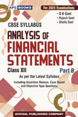 Analysis of Financial Statements Book for Class 12 Part B - CBSE - Examination 2024-2025( Old paperback)