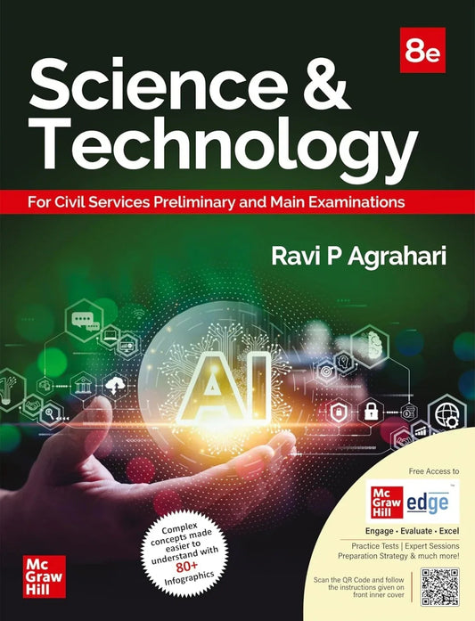 Science and Technology (English) by Ravi P Agrahari for UPSC CSE 2025 | 8th edition (latest) by Ravi P Agrahari
