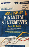 Analysis of Financial Statements Class XII Part B Book , D K Goel