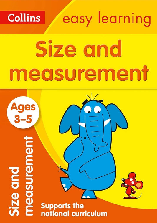 Size and Measurement Ages 3-5: Prepare for Preschool with easy home learning (Collins Easy Learning Preschool)