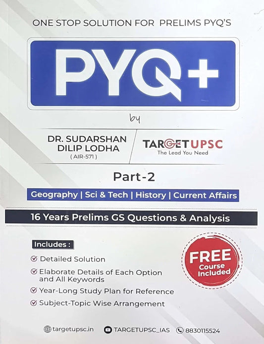 Target UPSC PYQ+ - 16 Years Prelims GS Questions & Analysis - Part 2